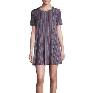 BCBG | STRIPED TEE SHIRT DRESS